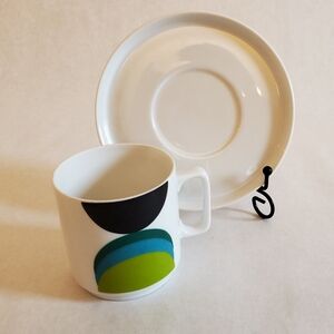 VOHESTRAUSS ESPRESSO/DEMITASSE CUP AND SAUCER